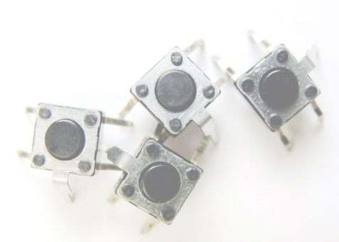 タクトスイッチの画像（薄い）