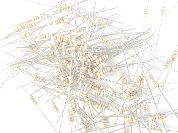 １/４Ｗカーボン抵抗の画像