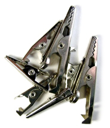 ワニ口クリップの写真